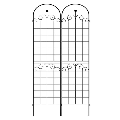 Metal Garden Trellis For Climbing Plants Outdoor Rustproof Plant Support Rose Trellis Netting Trellis