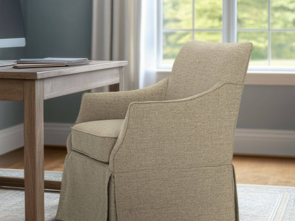 London - Upholstered Skirted Dining Arm Chair