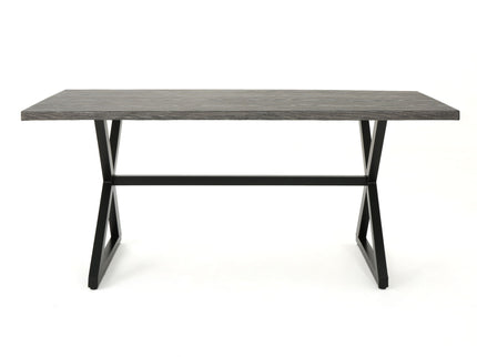 Rolando - Outdoor Aluminum Dining Table With Steel Frame