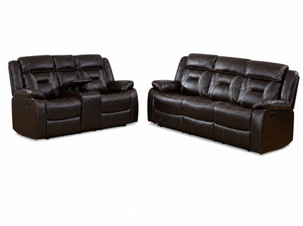 Living Room Set With Pillow Armrest And Tufted Backrest