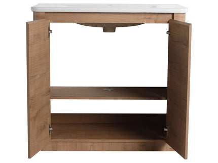 Freestanding Bathroom Vanity With Sink & 2 Soft Close Doors