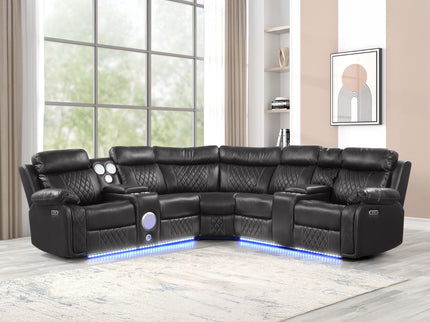 Lacrosse - Power Reclining Sectional Sofa