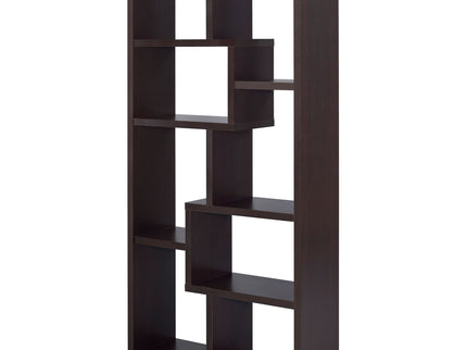 8 Shelf Geometric Bookcase