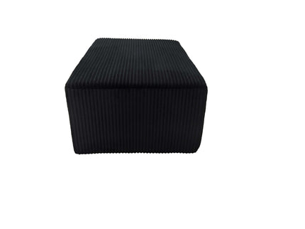 Upholstered Ottoman, Lounge Furniture - Black