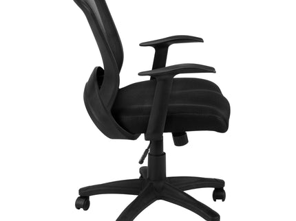 Office Chair, Adjustable Height, Swivel, Ergonomic, Armrests, Mesh - Black