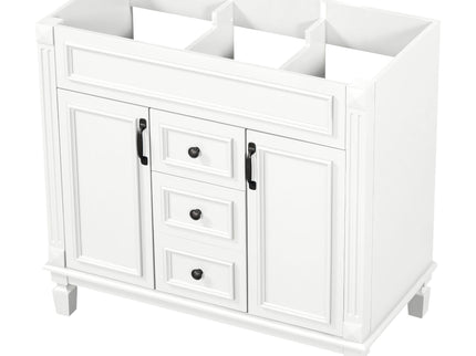 Bathroom Vanity Cabinet With 2 Soft Closing Doors And 2 Drawers