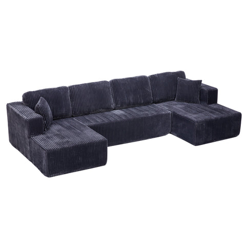 U-Shape Modular Sectional Sofa For Living Room