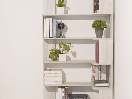 L-Shaped Corner Bookshelf