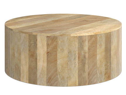 Millbury - Drum Coffee Table - Natural