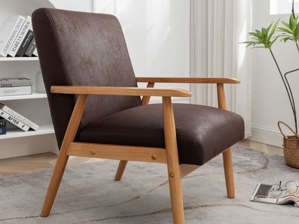Wide Classic Mid-Century Modern Arm Chair