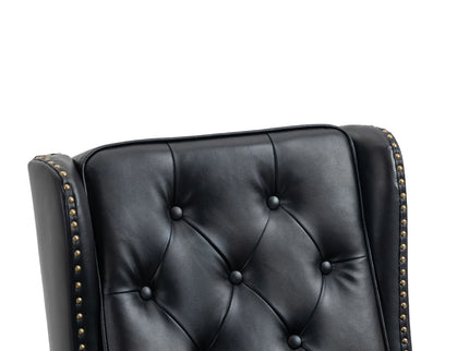 Modern Accent Armchair With Sturdy Wood Legs