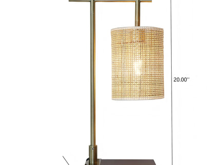 Bedroom Table Lamp With Lampshade - Bronze