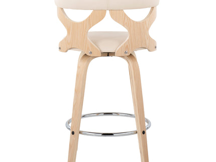 Gardenia - Mid Century Modern Fixed Height Counter Stool With Swivel (Set of 2)