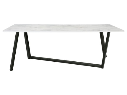 Vesper - Dining Rectangular Table - White Marble