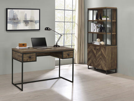 Herringbone - 2 Door - Brown