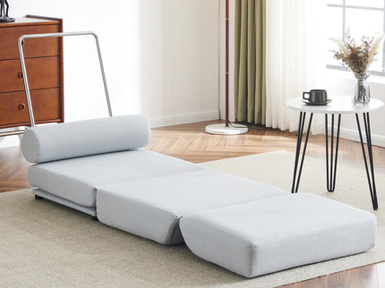 Foldable Single Chair Sofa Bed With Pillow, Easy To Store, Breathable And Wearable