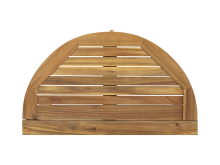 Outdoor Half Round Folding Acacia Wood Bistro Table
