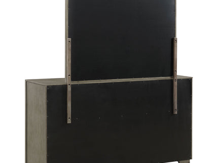 Prescott - 8 Drawer Dresser With Mirror - Brown