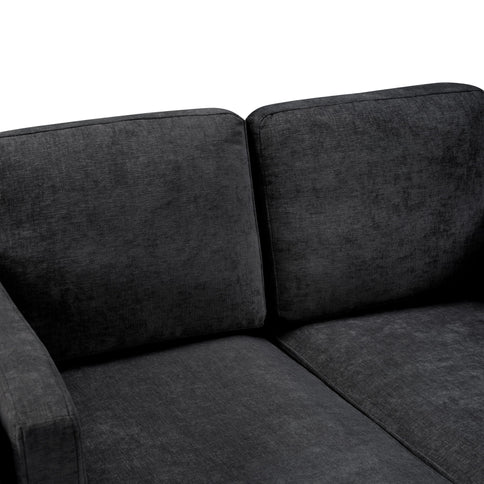 Chaise Lounge Sofa Bed With Dual Layer Armrests For Living Room