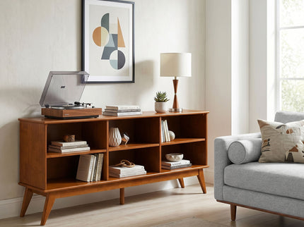 Draper - Handcrafted Low Bookcase