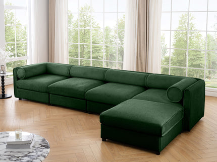 Contemporary Elegant Sofa With Storage And Ottoman