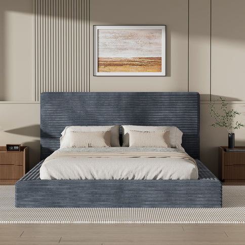Airframe - Upholstered Bed Frame, Cloud Soft Headboard