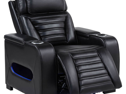 Isadora - Power Recliner With Dual Power Adjustments - Black