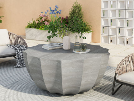 Modern Round Coffee Table For Indoor / Outdoor