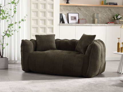 Cozy Beanbag Chair With High Resilience Foam Core For 2