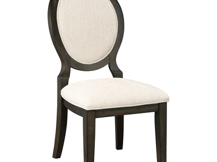 Fulton - 5 Piece Dining Table Set With Upholstered Chairs - Dark Brown