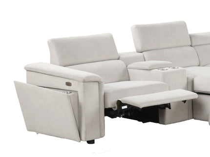 Harvey - Power Recliner Sleeper Sectional