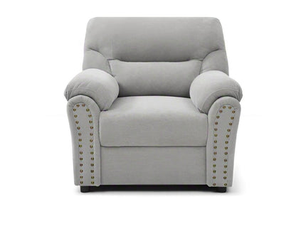 Hamilton - Chair With Hand Applied Nailhead Trim And Pillow Top Arm Cushions