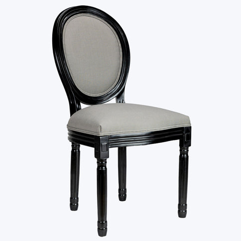 Upholstered & Round Back Dining Chairs (Set of 2)