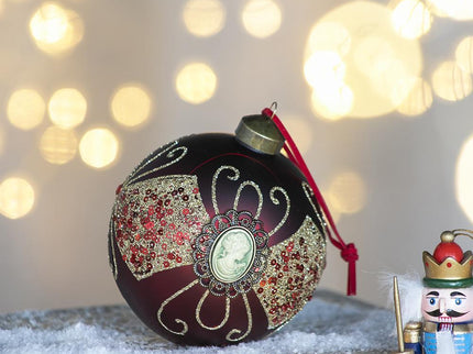Decorative Hanging Ball Christmas Tree Ornaments For Holiday Decorations (Set of 6)