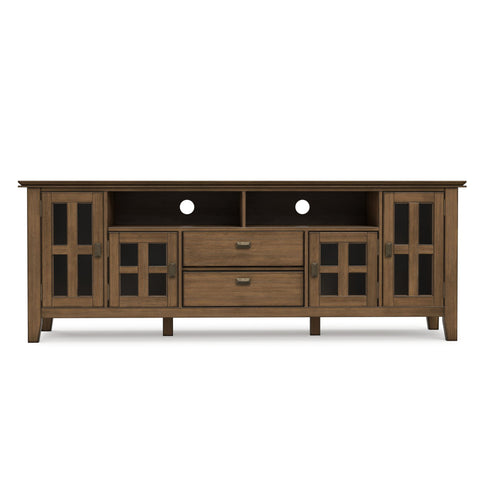 Artisan - TV Media Stand - Rustic Natural Aged Brown