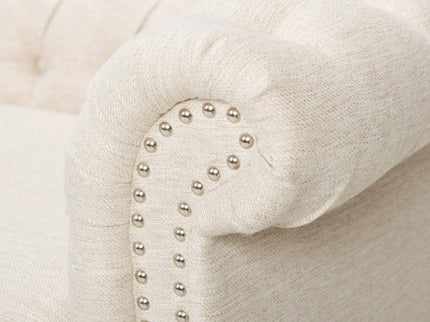 Chesterfield Style 3 Seater Sofa With Deep Button Tufting