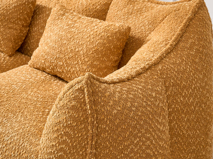 Comfortable Dual Beanbag Chair With High Resilience Foam Core For 2 People