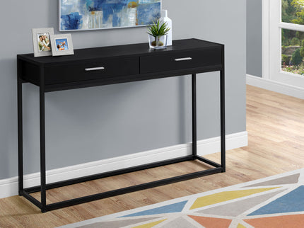 Accent Console Table For Entryway, Storage Drawers, Contemporary & Modern