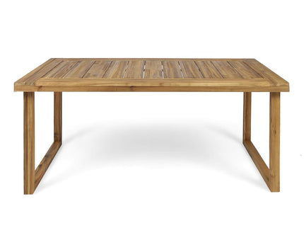 Outdoor Dining Set - Sandblast Natural Finish