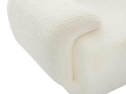 3 Seater Sofa Couch With Curved Armrests