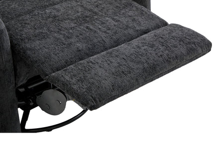 Manual Recliner Massage Chair With Swivel Rocker, 8 Massage Modes, Side Storage Pocket