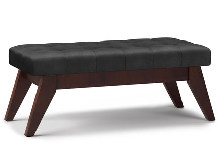 Draper - Upholstered Mid Century Tufted Ottoman Bench