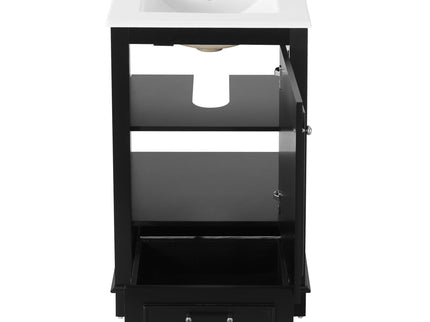 20" Bathroom Vanity With Sink, 1 Drawer, Freestanding Single Set