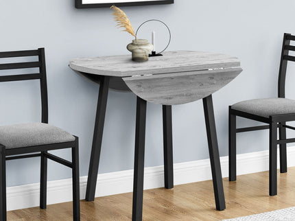 3 Pieces Dining Table Set, Small, Drop Leaf, Contemporary & Modern