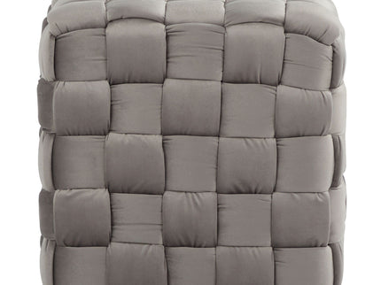 Square Braided Ottoman -