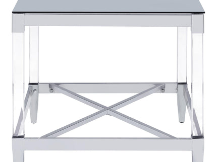 Wallingsford - 2 Piece Square Coffee And End Table Set - Chrome