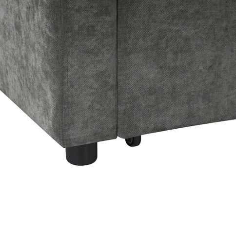 Modern L Shaped Sectional Sofa Bed With Hidden Storage Upholstery