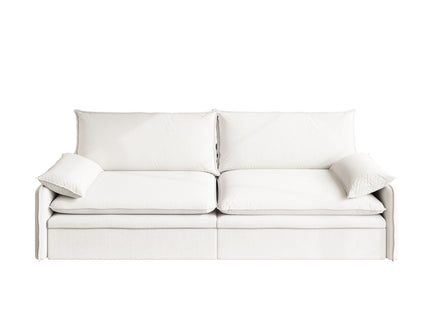 4 Seat Convertible Sleeper Sofa Bed, Modern With Storage