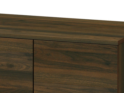 Amidon - TV Stand, With 2 Storage Shelves And 1 Cabinet