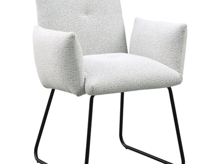 Donica - Upholstered Dining Arm Chair (Set of 2) - Light Gray